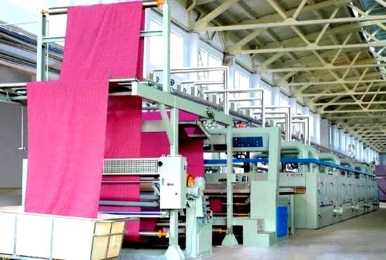 Textile printing and dyeing factory applications